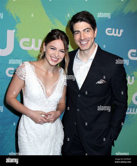 Melissa Benoist And Brandon Routh Attending The Cw Networks 2016