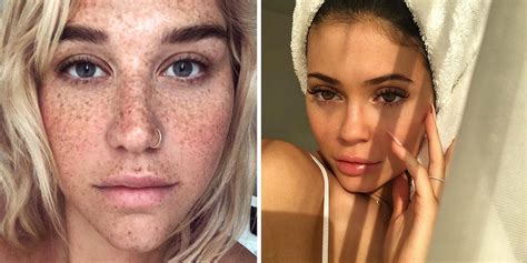 10 celebs who have perfected the art of the no makeup selfie