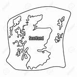 Scottish Pages Coloring Outline Scotland Getcolorings Special Getdrawings sketch template