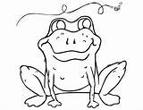 Frog Pages Toad Ropucha Fog Kolorowanki Dla Designlooter Bestcoloringpagesforkids sketch template