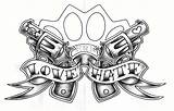 Tattoo Drawings Deviantart Coloring Pages Adult Chicano Tripe Commercial Tattoos Colouring Guns Gun Printables Save sketch template