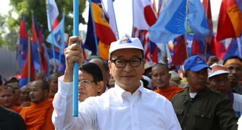 travel ban lifted on cambodian opposition leader sam rainsy