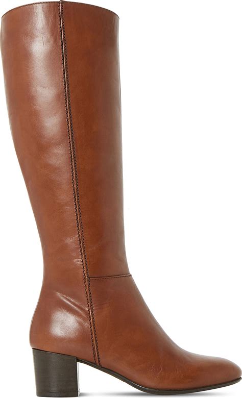 dune ladies tan classic tarak leather boots  brown lyst