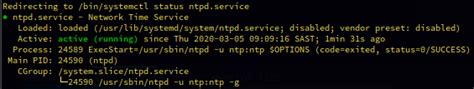 automatically update server time on centos ntpd tux root