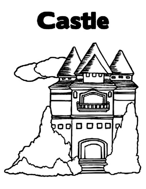 disney princess castle coloring pages  kids