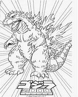 Coloring Godzilla Pages Max sketch template
