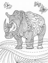 Mandala Ausmalen Rhino Malvorlagen Ausmalbilder Hippo Auswählen Kostenlos Reich sketch template