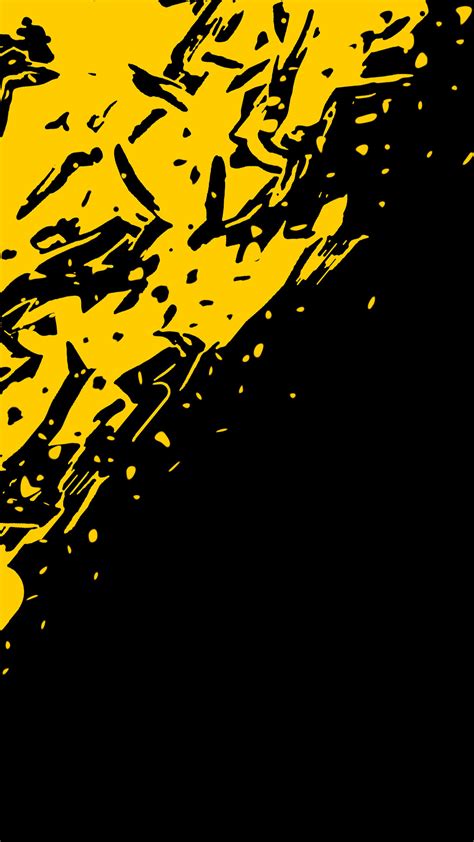 black yellow abstract background black wallpaper hd