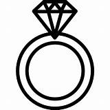 Ring Diamond Engagement Icon Drawing Rings Wedding Vector Svg Jewelry Icons Silhouette Jewel Gem Fashion Drawings Bridal Shower Paintingvalley Freepik sketch template