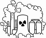 Pollution Coloring Pages Air Factory Cartoon Environment Smoke Conservation Color Line Decals Smoking Clipart Vinyl Sketch Template Signspecialist Beevault Smokestacks sketch template