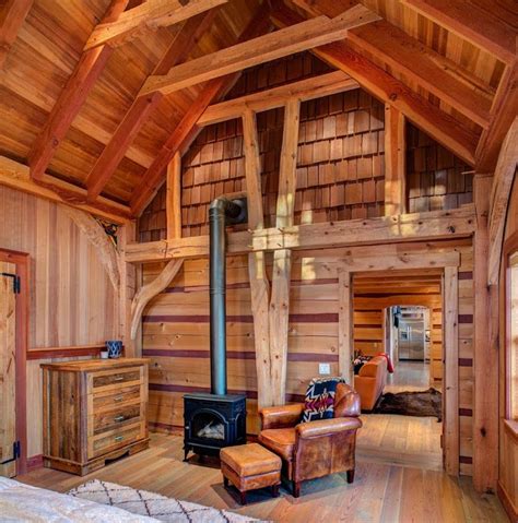 sunnyside  timber frame  colin beggs timber framing cabin
