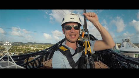 msc seaside caribbean cruise drone footage youtube