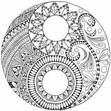 Yang Yin Coloring Pages Ying Mandala Mandalas Printable Drawing Adult Color Para Colorear Holy Getcolorings Zentangle Ink Other Mockup Cow sketch template