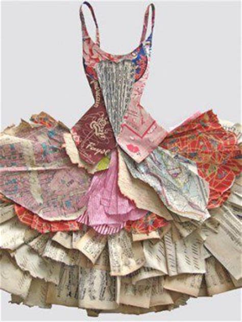 images  paper clothes  pinterest newspaper dress flower dresses  paper fashion