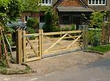 Pictures of Sliding Wooden Fence Gate