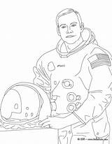 Neil Armstrong Coloring Clipart Pages Color Amstrong Clipground Hellokids People History Print Online sketch template