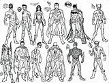 Coloring Superhero Superheroes Pages Super Hero Marvel Justice League Heroes Batman Print Villains Printable Lego Squad Color Kids Avengers Drawing sketch template