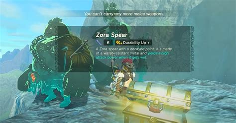 Zelda Tears Of The Kingdom Zora Spear Location List How To Make The