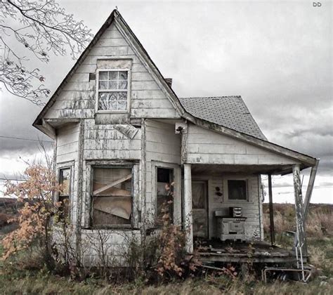tiny abandoned  farm house  intrigues    place