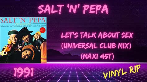 salt n pepa let s talk about sex universal club mix 1991 maxi