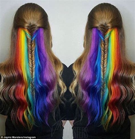 16 rainbow hair color ideas you ll go crazy over