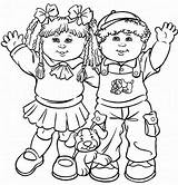 Cabbage Coloring Pages Patch Kids Color Printable Children Girl Boy Para Child Printables Kid Infantiles Colorear sketch template