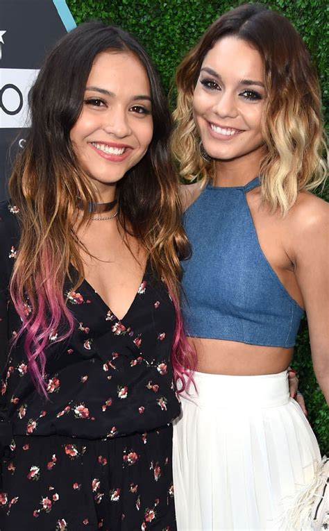 Stella And Vanessa Hudgens From Guess The Celebrity Siblings E News