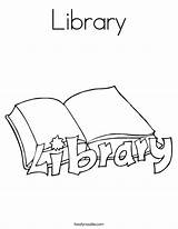 Library Coloring Built California Usa sketch template