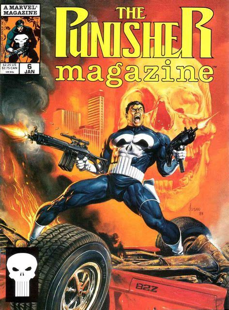 1989 1990 The Punisher Magazine Covers By Joe Jusko