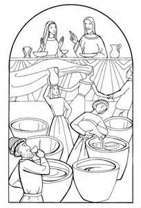 wedding  cana coloring page  getdrawings