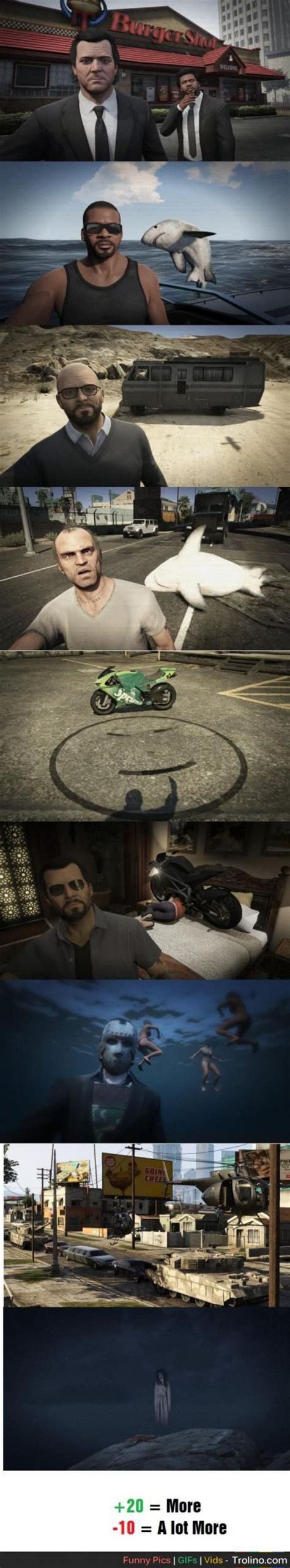 10 Gta V Selfies That Show How Fun The Game Can Be Gta Grand Theft