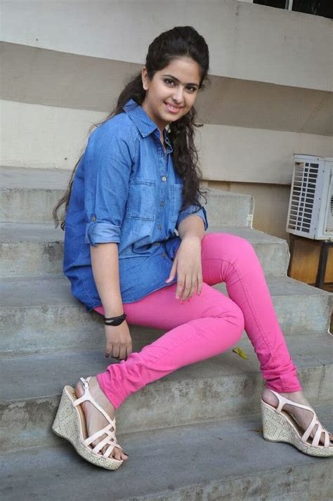 Tamilcinestuff Avika Gor Photos In Pink Jeans At