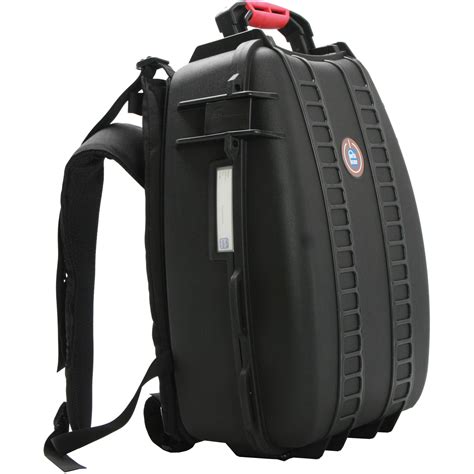 portabrace pb  hard case backpack black pb  bh