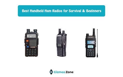 best handheld ham radios for survival and beginners in 2023