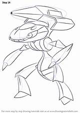 Genesect Pokemon Draw Step Drawing Necessary Improvements Finally Finish Make sketch template