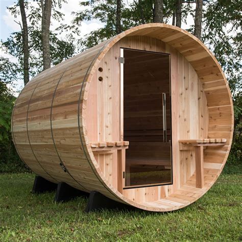 charleston  person barrel sauna  heaven saunas   barrel sauna outdoor sauna