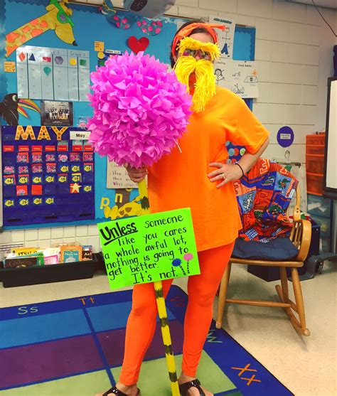 storybook character costume  lorax dr seuss