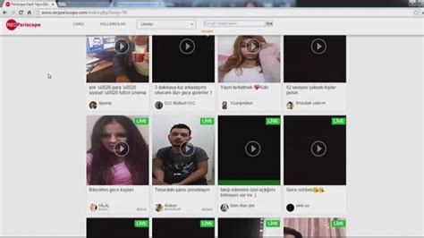 Periscope Ä°zle CanlÄ± YayÄ±n | Ä°zlesene.com