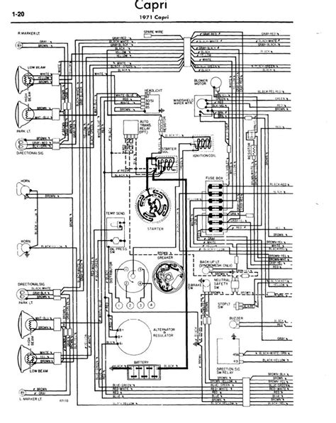 ford capri wiring diagram ford capri ford capri