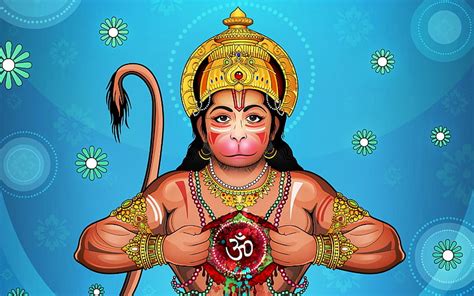 hd wallpaper hanuman ji 4k hindu god illustration lord hanuman
