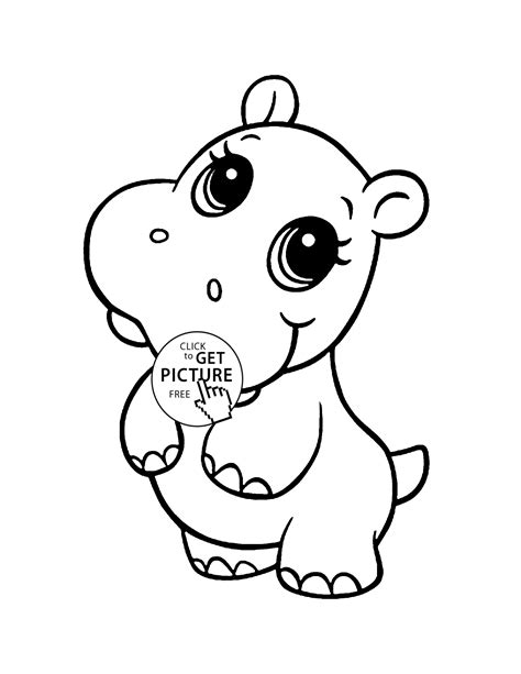 printable cute animal coloring pages coloring home