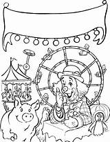 Coloring Fair Pages Carnival State County Rides Food Fun Contest Print Charlotte Web Printable Fern Color Kids Getcolorings Coloringtop Pig sketch template