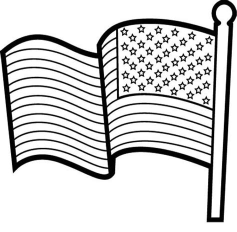 american flag template coloring pages