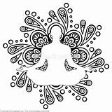 Mandala Yoga Coloring Pages Pose Getcoloringpages Visit sketch template