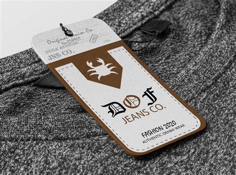 clothing hang tag  label design  designersumi  dribbble