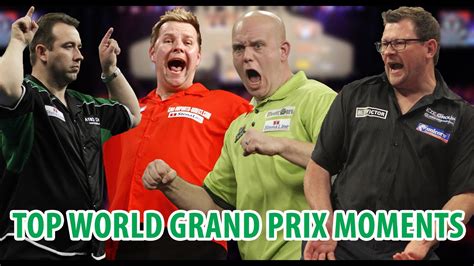 top  moments  world grand prix darts youtube