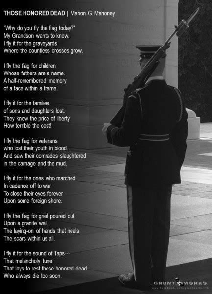 military funeral poems