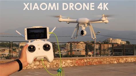xiaomi mi drone  inceleme review flight test unboxing app setup youtube