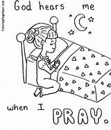 Praying Preschoolers Lords Gave Enemies Coloringhome sketch template