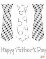 Fathers Coloring Happy Pages Tie Printable Colouring Father Necktie Ties Color Kids Card Print Template Rocks Crafts Dot Puzzle Drawing sketch template